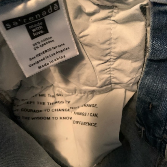 NWT: young adult age 18-20 slim jeans by SERENEDI size 30W & 34L…32 inseam - Picture 3 of 3